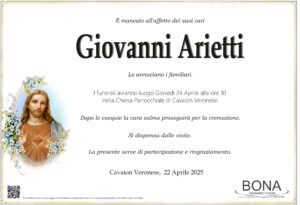 Annunci Giovanni Arietti