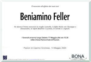 Annunci Beniamino Feller